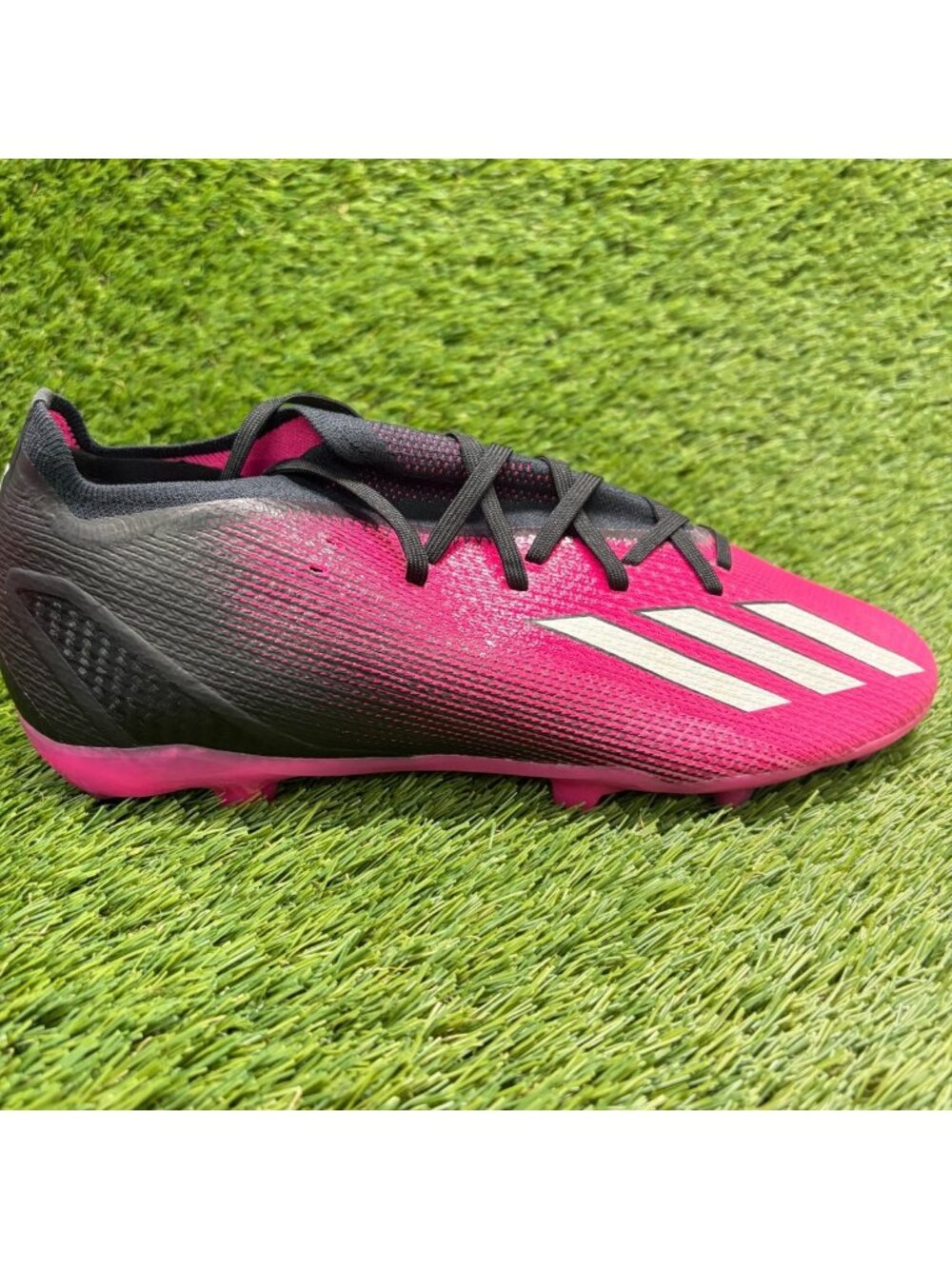 Adidas X Speedportal.2 FG Mens Size 9.5 Pink Black White Running Soccer Cleats